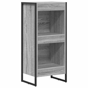 vidaXL Armadio per Libri Grigio Sonoma 80 x 30 x 155 cm
