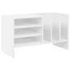 vidaXL Mobile porta vinili Bianco 78.5 x 35 x 45 cm