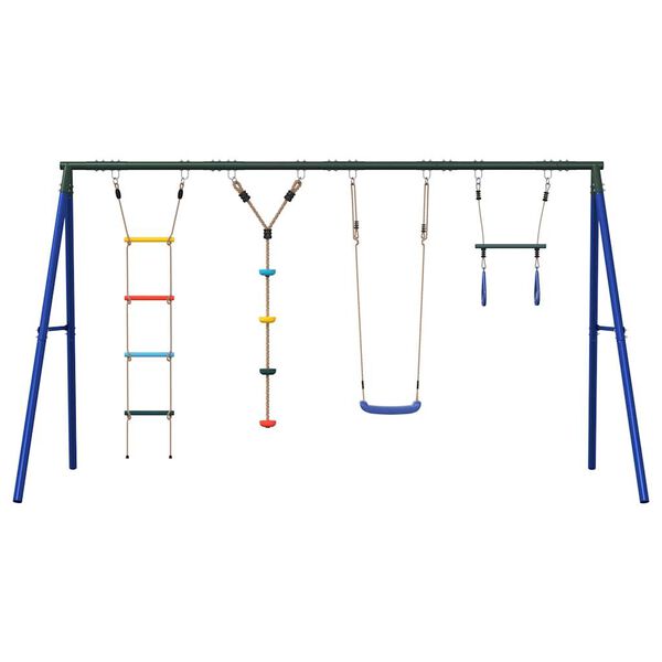 vidaXL Set Gioco da Esterno con Altalena Trapezio Scala e Altalena
