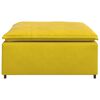 vidaXL Modulo Poggiapiedi Divano Modulare Giallo 100x100x48 cm