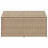 vidaXL Baule da giardino beige 110x50x58 cm in polyrattan
