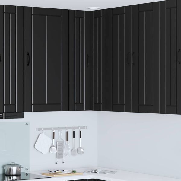 vidaXL Mobile da cucina Lucca Nero 57 x 57 x 100 cm
