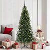 vidaXL Albero di Natale artificiale con 300 LED Verde 180 cm PE e PVC