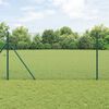 vidaXL Palo della recinzione Verde 10 x 1,4 m (rete 16 x 16 mm)