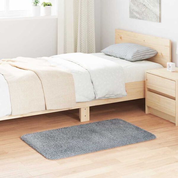 vidaXL Tappeto Shaggy a Pelo Lungo NAVARRA Grigio Chiaro 60x100 cm