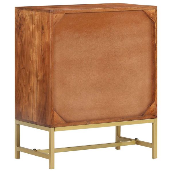 vidaXL Credenza 60x35x75 cm in Legno Massello di Acacia