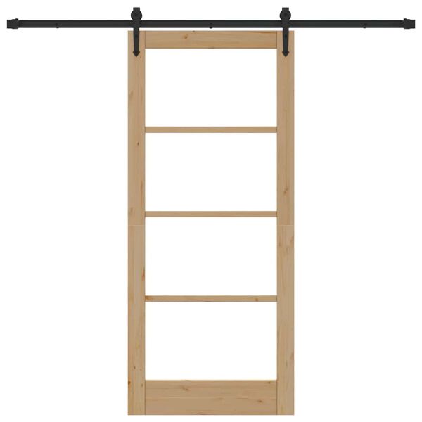 vidaXL Porta scorrevole ORKDAL Naturale 86 x 198,5 cm