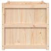 vidaXL Fioriera da Giardino 70x70x70 cm in Legno Massello di Pino