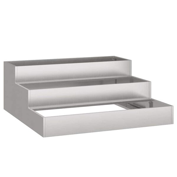 vidaXL Vaso da giardino Ruggine 90 x 90 x 35 cm