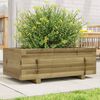 vidaXL Fioriera da Giardino 70x40x26,5 cm in Legno di Pino Impregnato