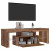 vidaXL Mobile Porta TV con LED Legno Antico 120x36,5x40 cm Multistrato