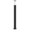 vidaXL Lampada a paletto con sensore 110 cm Nera IP44