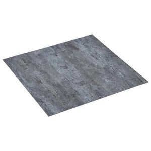 vidaXL Tavole per Pavimenti 55 pcs Grigio 5,11 m&sup2; PVC