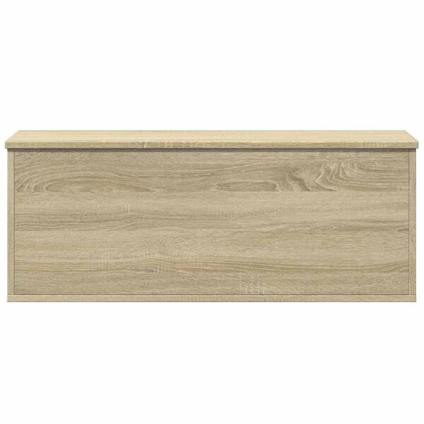 vidaXL Contenitore Portaoggetti Rovere Sonoma 90x35x35cm in Truciolato