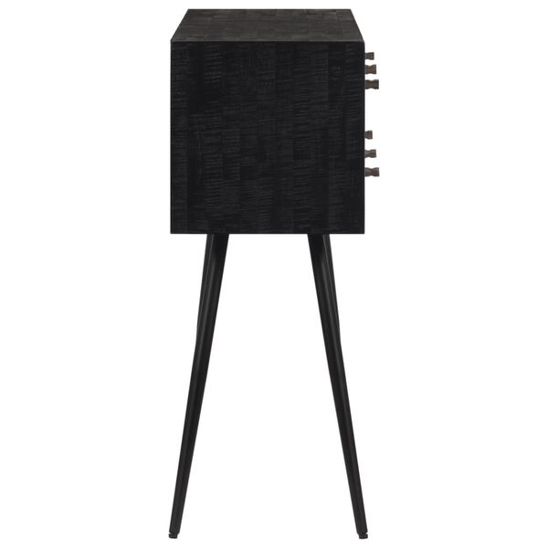 vidaXL Tavolo Consolle con Cassetti 116x30x76cm Teak Massello Recupero