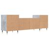 vidaXL Mobile per TV Grigio Cemento 160x35x55 cm Legno Multistrato