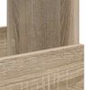 vidaXL Scaffale per riviste Rovere Sonoma 102 x 30 x 45 cm