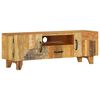 vidaXL Mobile Porta TV Intagliato 120x30x40 cm in Massello di Recupero