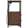 vidaXL Armadio da Notte con cassetto Rovere Marrone 40 x 31 x 60 cm
