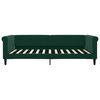 vidaXL Divano Letto con Letto Estraibile Verde Scuro 100x200cm Velluto