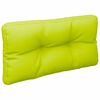 vidaXL Cuscino per Pallet Verde Brillante 80x40x12 cm in Tessuto