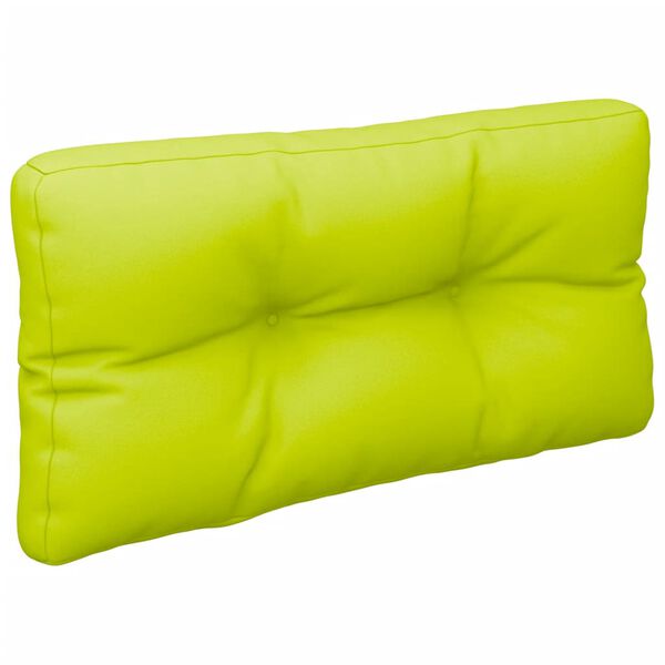 vidaXL Cuscino per Pallet Verde Brillante 80x40x12 cm in Tessuto