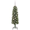 vidaXL Albero di Natale artificiale con 150 LED Verde 120 cm
