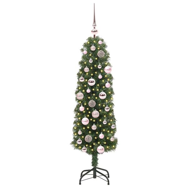 vidaXL Albero di Natale artificiale con 150 LED Verde 120 cm