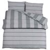 vidaXL Set Copripiumino Grigio Chiaro 200x220 cm in Cotone