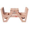 vidaXL Tavolo da Picnic per Bambini 88x122x58cm Legno Massello Douglas