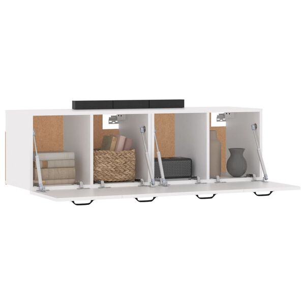 vidaXL Mobili Parete 2 pz Bianco 80x35x36,5 cm in Legno Multistrato
