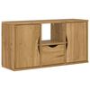 vidaXL Mobile Porta TV con Cassetto ODDA 79x24x40 cm in Legno di Pino