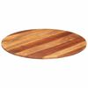 vidaXL Piano Tavolo in Legno Massello di Acacia Rotondo 15-16 mm 70 cm