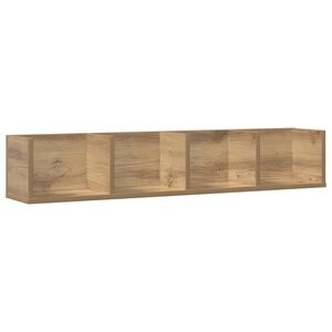 vidaXL Mensola a Muro CD Artigianale 100x18x18 cm Legno Multistrato