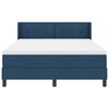 vidaXL Letto a molle con materasso Blu 200 x 160 cm Tessuto