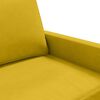 vidaXL Poltrona Giallo 60 cm Velluto