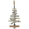 vidaXL Albero di Natale Marrone 60 cm Legno massello di teak