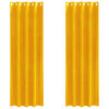 vidaXL Tende oscuranti 2 pcs Giallo senape 140 x 260 cm Velluto