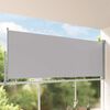 vidaXL Tenda da Sole Laterale Retrattile 140 x 300 cm Grigia