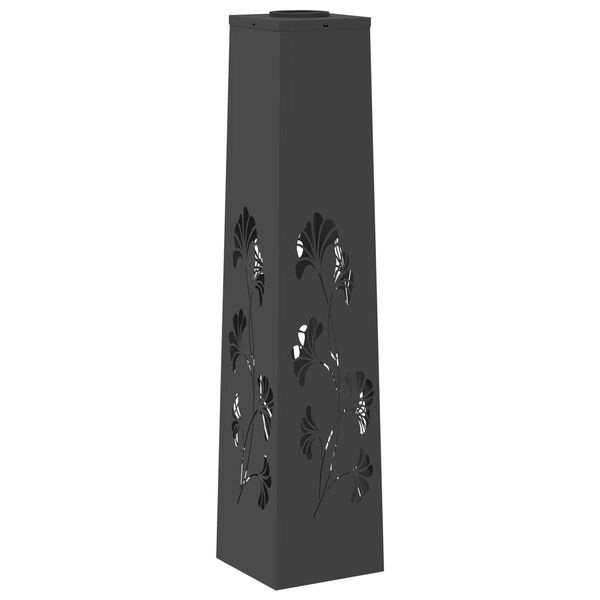 vidaXL Faro LED solare per sentieri 2 pcs Nero