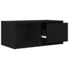 vidaXL Mobile Porta TV Rovere Nero 60x31x25,5 cm in Legno Multistrato