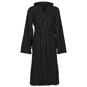 vidaXL Accappatoio KINN Nero S Cotone