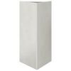 vidaXL Fioriera da Giardino Triangolare 40x34,5x75 cm in Acciaio Inox