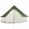 vidaXL Tenda Familiare Tipi per 6 Persone Verde Impermeabile