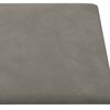 vidaXL Pannelli Murali 12 pz Grigio Chiaro 30x15 cm Velluto 0,54 m&sup2;