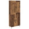 vidaXL Credenza Legno vecchio 69,5 x 34 x 180 cm Legno multistrato