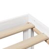 vidaXL Letto Libreria senza Materasso Bianco 120x200 cm Legno di Pino