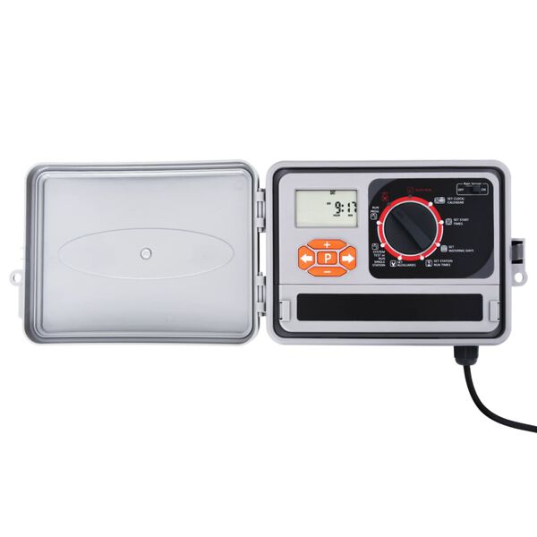 vidaXL Regolatore Irrigazione con Sensore Pioggia e Elettrovalvola