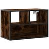 vidaXL Mobile TV Rovere Fumo 60x31x39,5 cm Legno Multistrato e Metallo