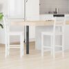 vidaXL Sedie da pranzo 2 pcs Bianco 40 x 47,5 x 99,5 cm
